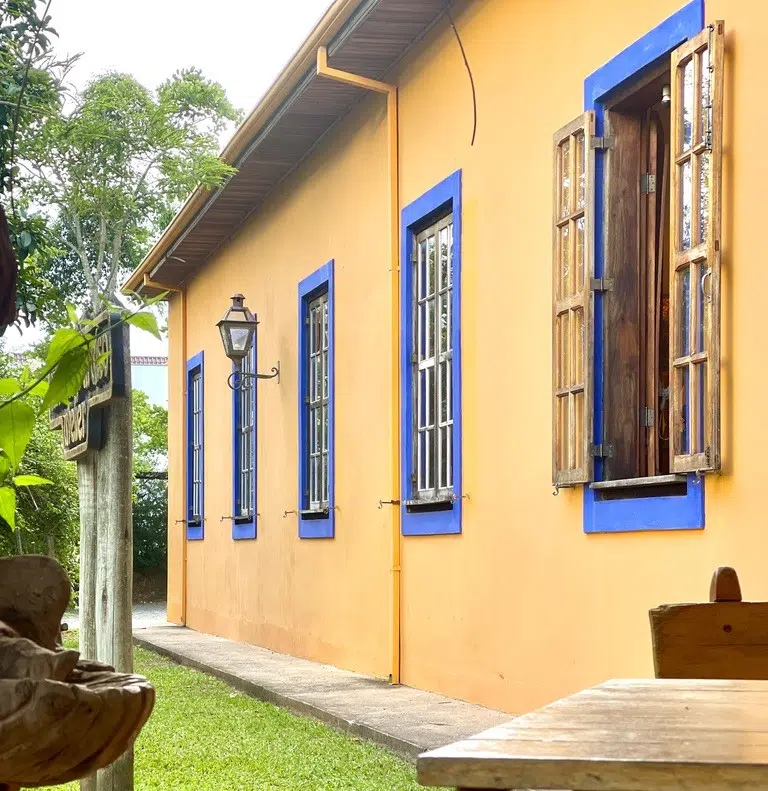 Beautiful yellow house in Brazil