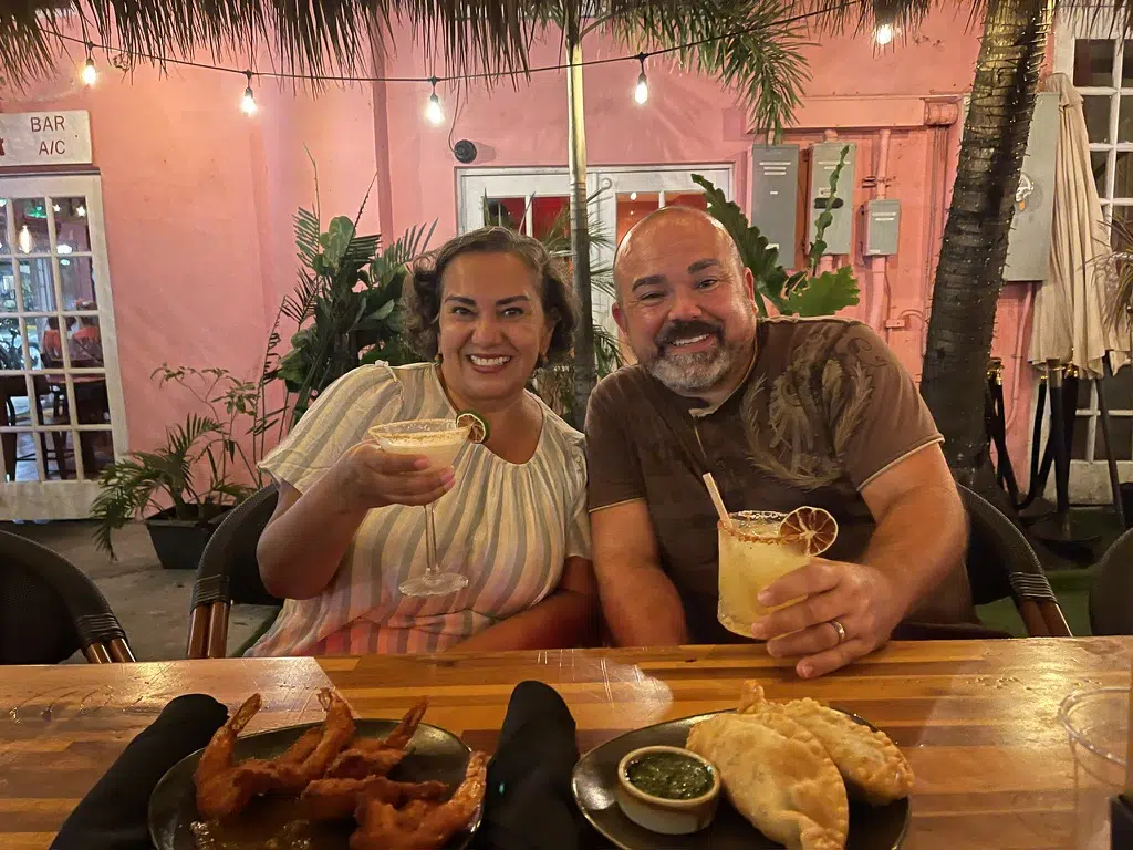 Roger and Ana Magalhaes enjoying in Keywest, FL