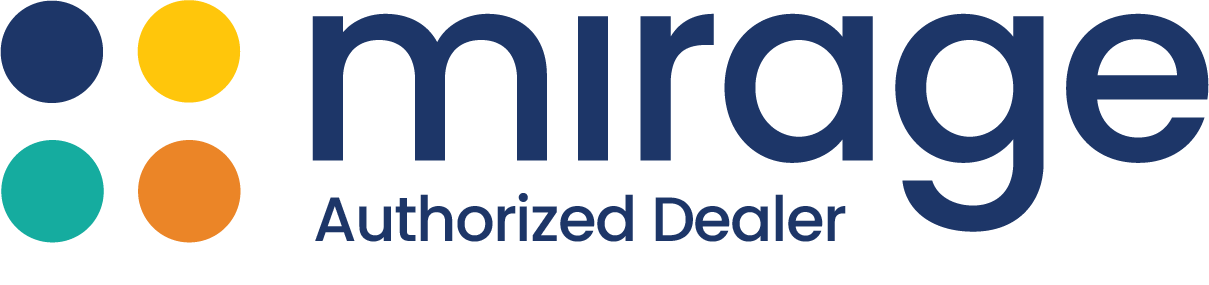 Mirage Authorized Dealer, logo
