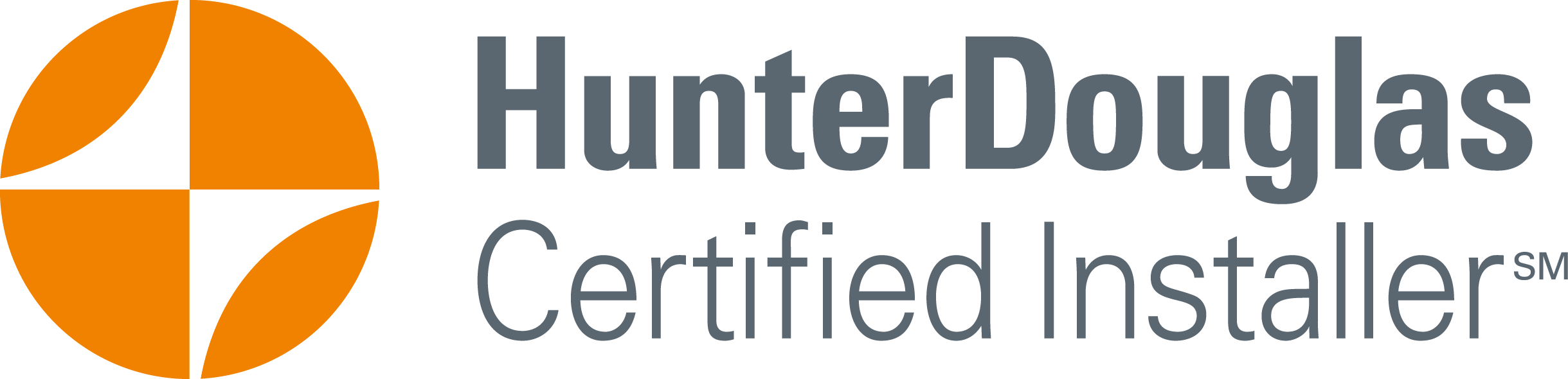 Hunter Douglas, Certified Installer logo