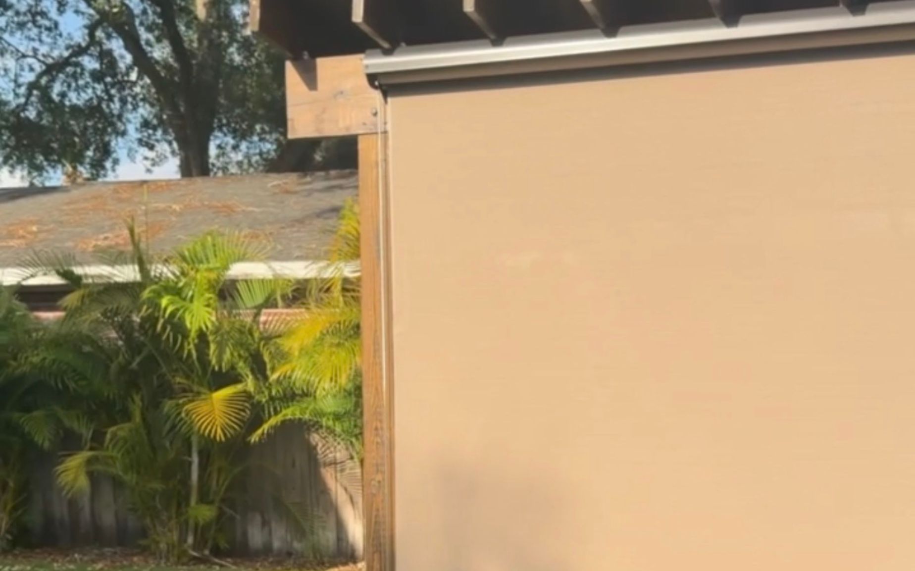 Shutters in bedroom